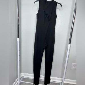 Business Casual Little Black Jumpsuit